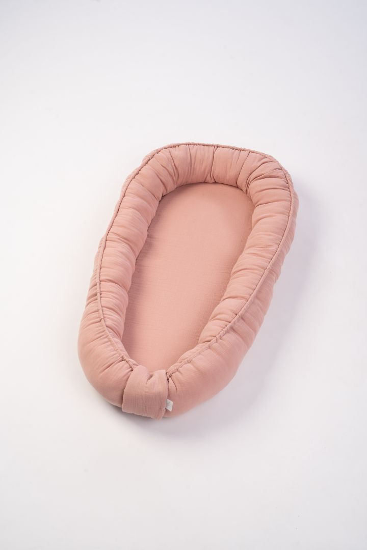 Babynest Musselin, rosa