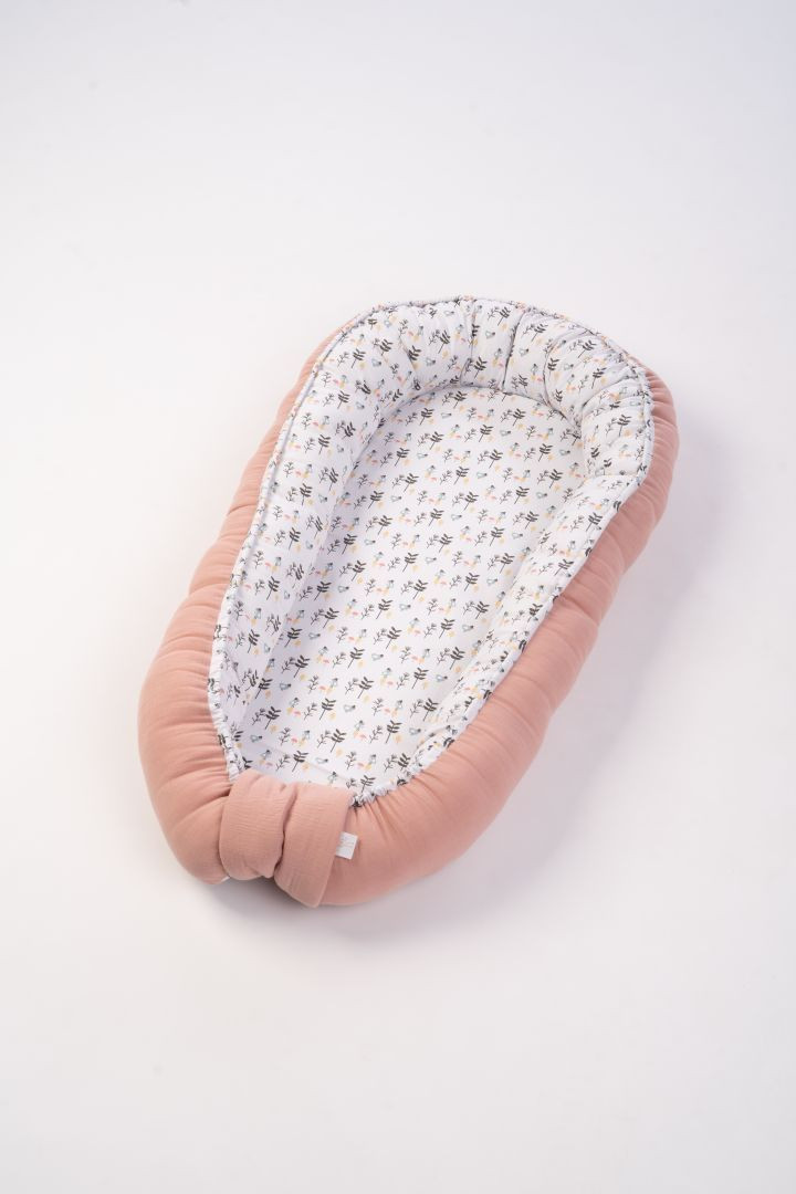 Babynest Waldtiere rosa