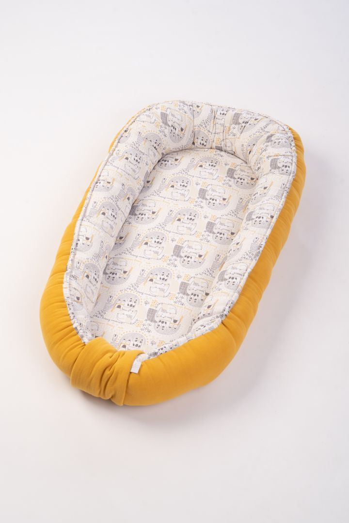 Babynest Little wonderland gelb