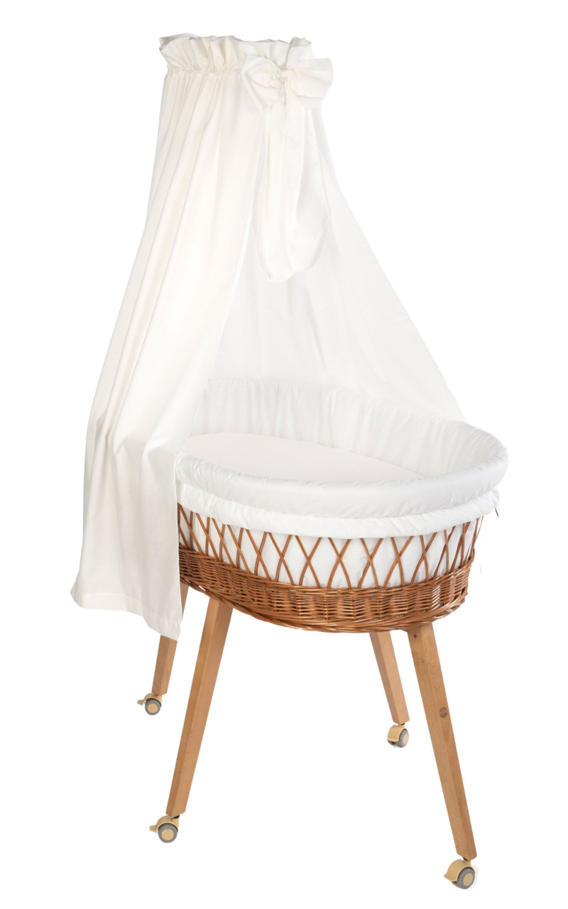 Babybett Lounge natur Baumwolle creme